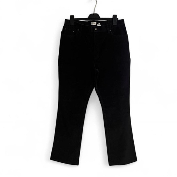 L.L. Bean Denim - LL Bean Corduroy Bookcut Pants Sz 18 High Rise Pockets Lycra Blend Closet Staple